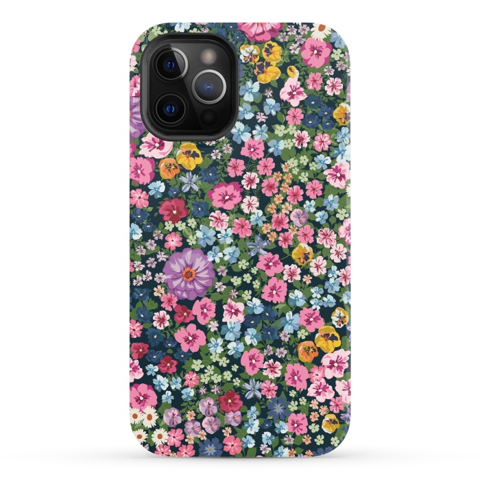 iPhone 12 Pro StrongFit Beatiful and Cute Flowers in Different Colors XI by ArtsCase