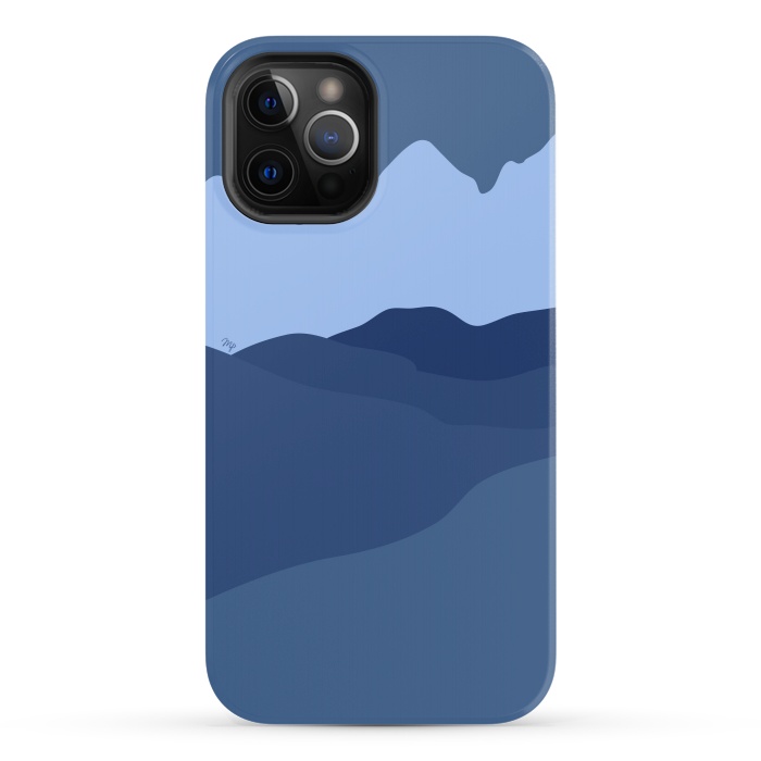 iPhone 12 Pro StrongFit Blue Mountains by Martina
