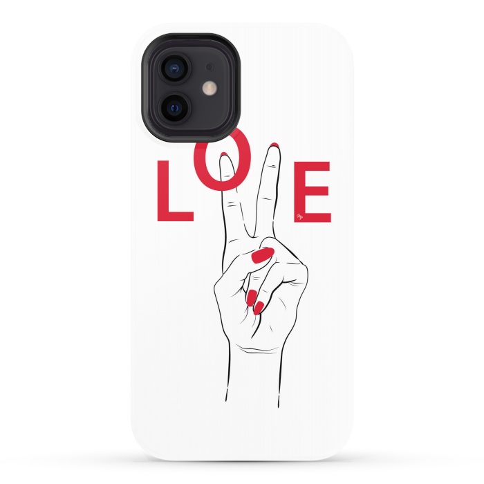 iPhone 12 StrongFit Love Hand by Martina