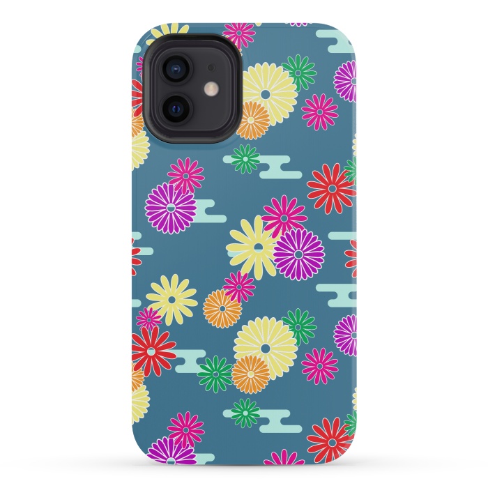 iPhone 12 mini StrongFit Flower Objects by ArtsCase
