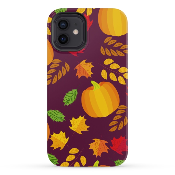 iPhone 12 mini StrongFit Happy Thanksgiving Celebrate by ArtsCase