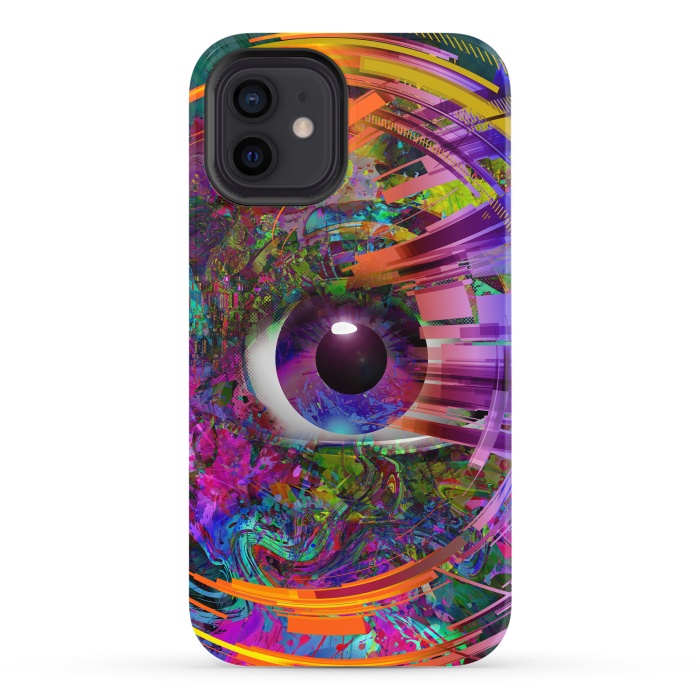 iPhone 12 StrongFit Magic Eye Over Futuristic by ArtsCase