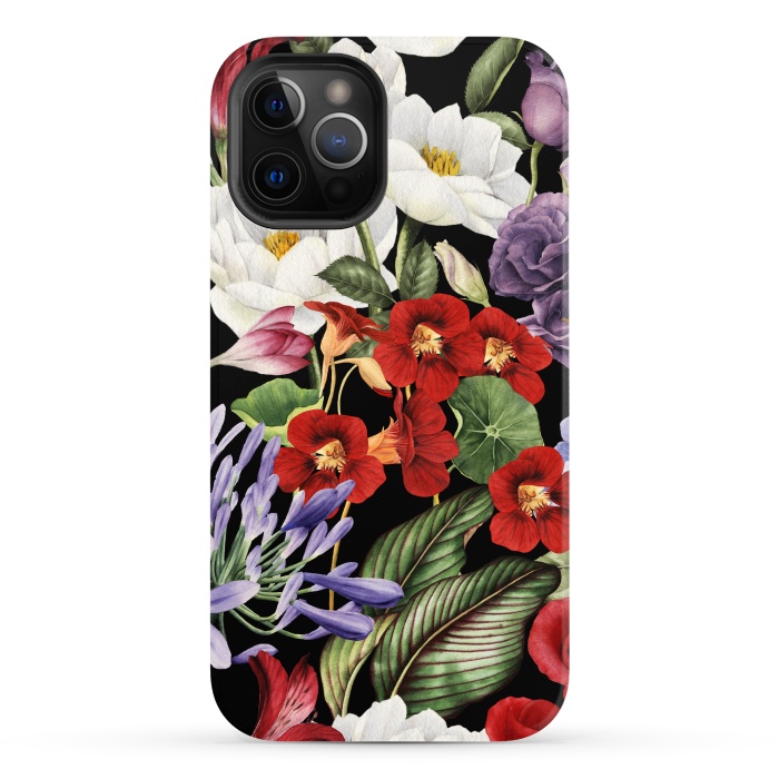 iPhone 12 Pro Max StrongFit Design Floral Pattern II by ArtsCase