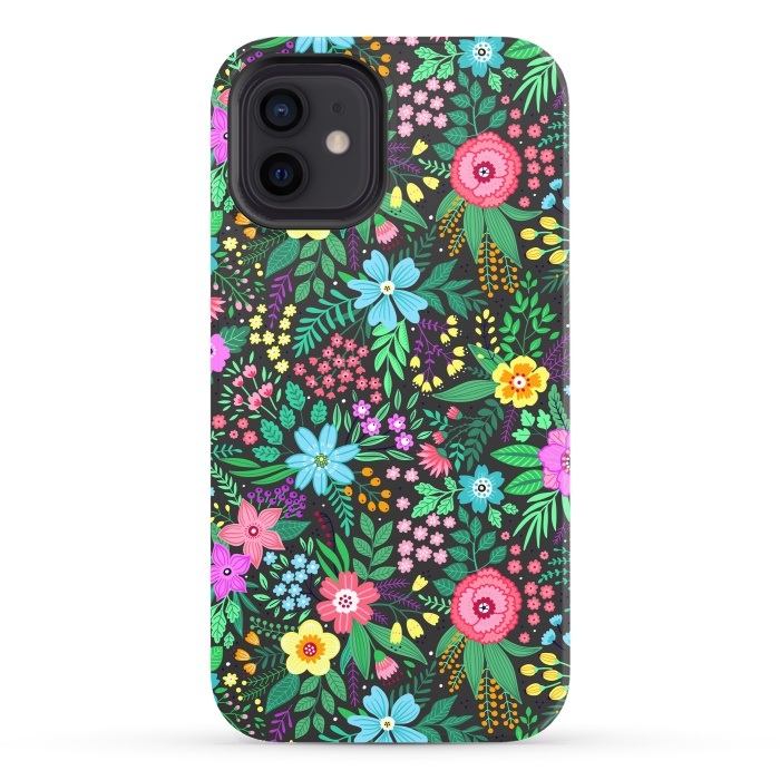 iPhone 12 StrongFit Elegant Floral Pattern III by ArtsCase