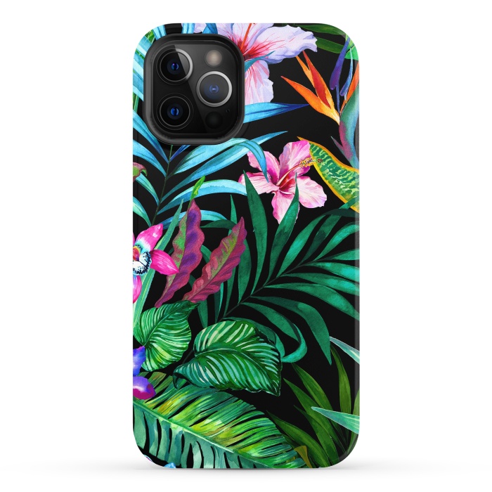 iPhone 12 Pro StrongFit Tropical Exotic Pattern by ArtsCase