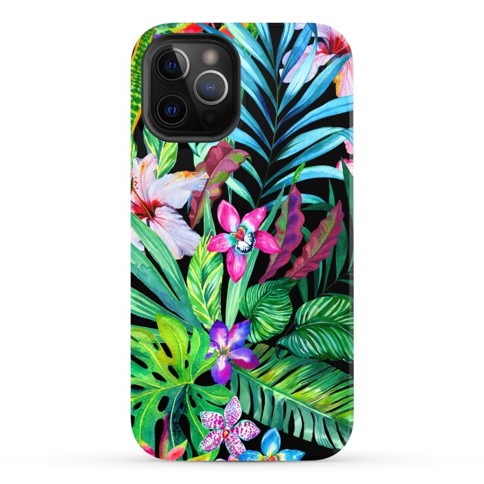 iPhone 12 Pro Max StrongFit Tropical Exotic Pattern by ArtsCase