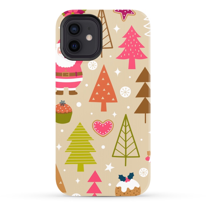 iPhone 12 StrongFit Cute Santa Claus by ArtsCase
