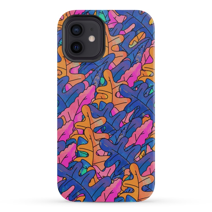iPhone 12 mini StrongFit summer autumn leaves by Steve Wade (Swade)