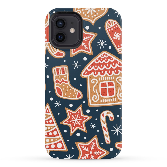 iPhone 12 mini StrongFit Hello Christmas by ArtsCase