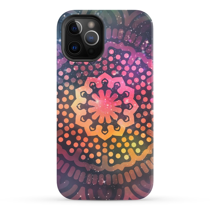 iPhone 12 Pro Max StrongFit Mandala Abstract Graphic Design VIII by ArtsCase