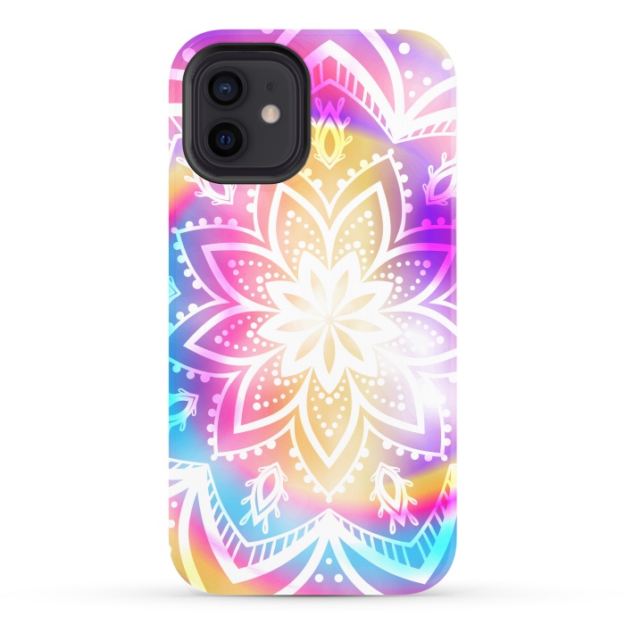 iPhone 12 StrongFit Mandala with Hippie Style por ArtsCase