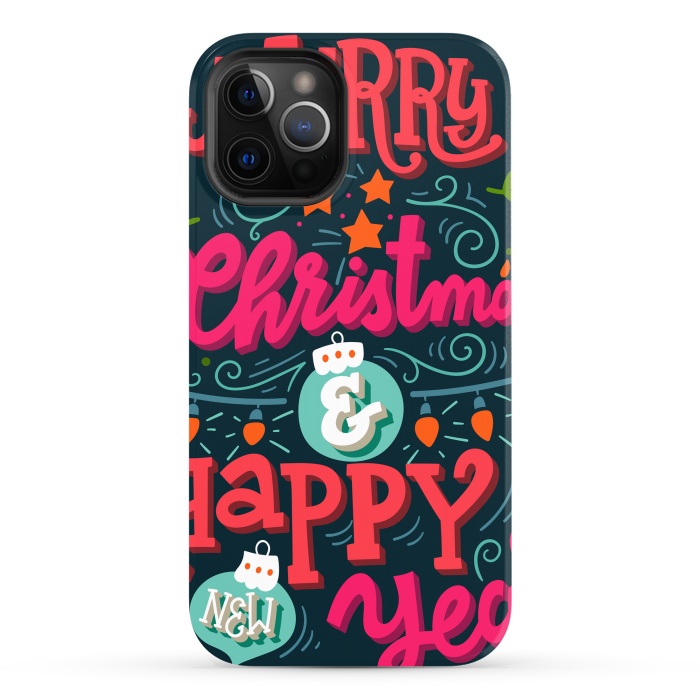 iPhone 12 Pro Max StrongFit Merry Christmas and Happy New Year 1 by ArtsCase