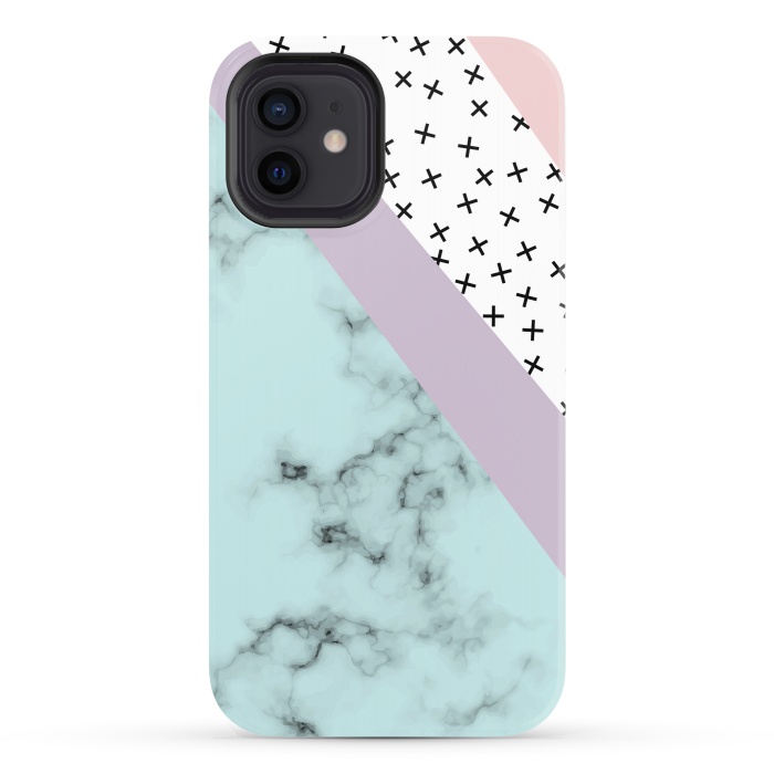 iPhone 12 StrongFit Minimum Creative Marble by ArtsCase