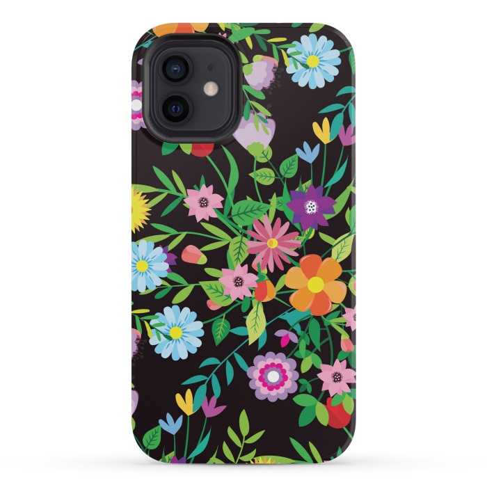 iPhone 12 mini StrongFit Patterns Doodle Spring XI by ArtsCase