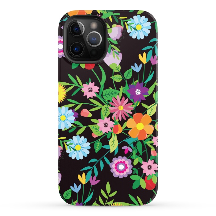 iPhone 12 Pro StrongFit Patterns Doodle Spring XI by ArtsCase