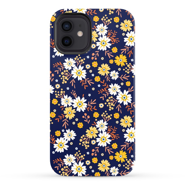iPhone 12 StrongFit Small Multicoloured Flowers by ArtsCase