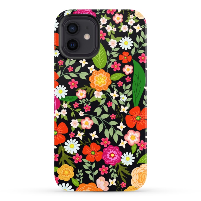iPhone 12 StrongFit Summer Meadow Seamless Pattern by ArtsCase