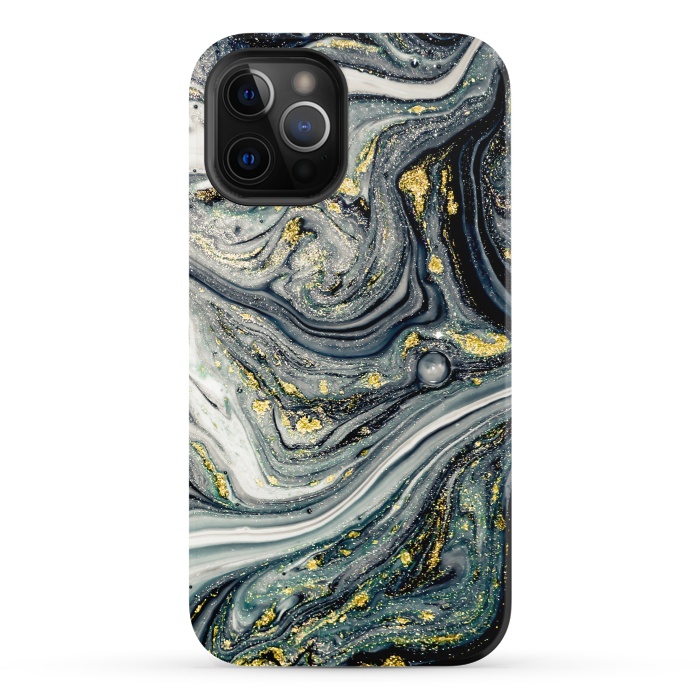 iPhone 12 Pro StrongFit The Dark Deep Ocean ART by ArtsCase
