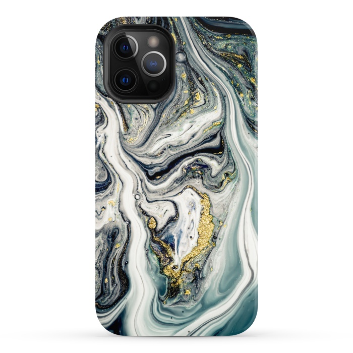 iPhone 12 Pro Max StrongFit The Dark Deep Ocean ART by ArtsCase