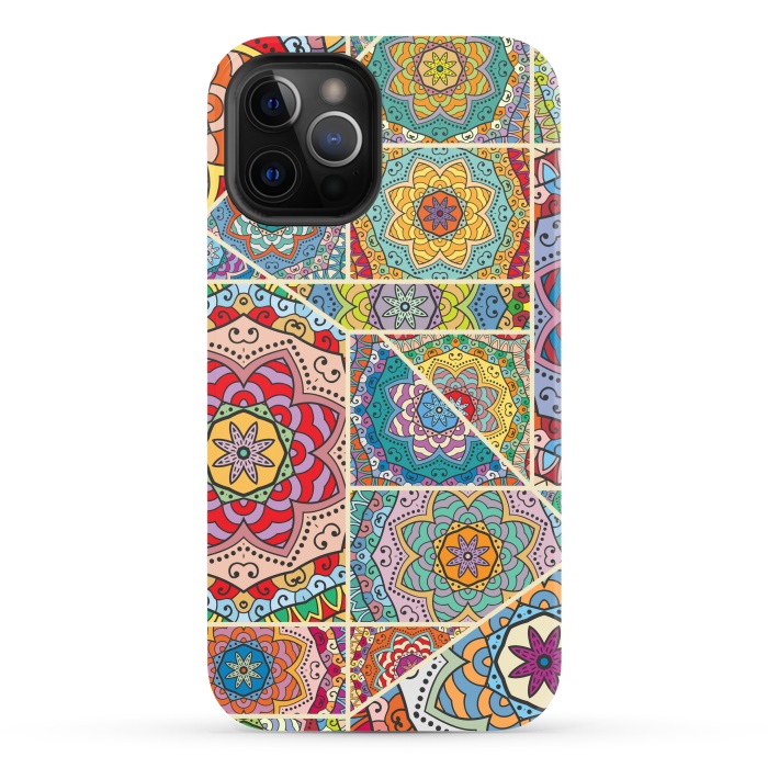 iPhone 12 Pro Max StrongFit Vintage Decorative Elements III by ArtsCase
