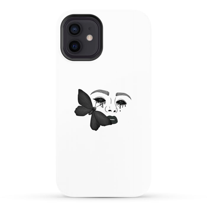 iPhone 12 StrongFit Black tears by Jms