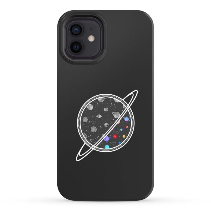 iPhone 12 StrongFit Aesthetic planets by Jms