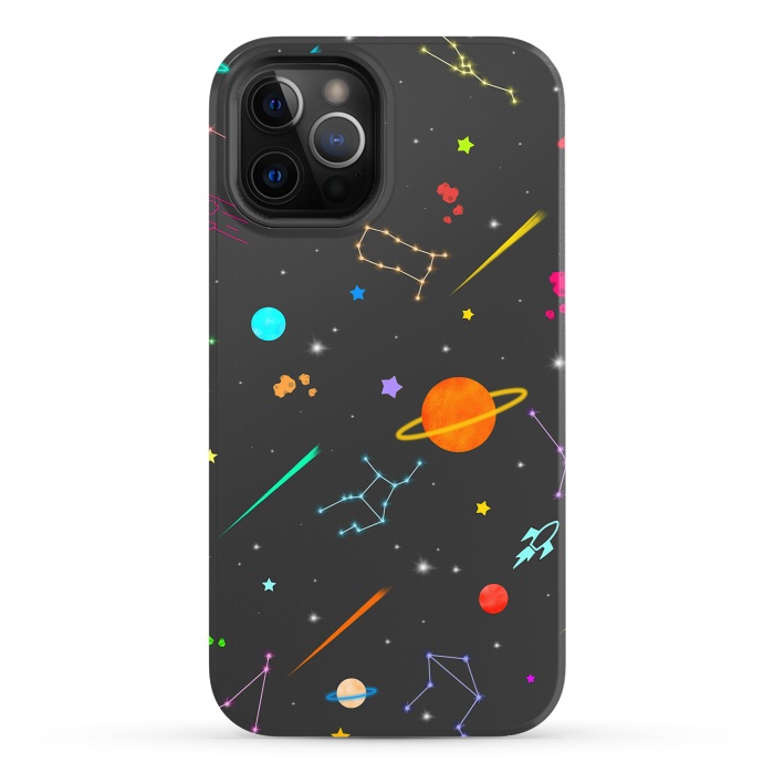 iPhone 12 Pro StrongFit Aesthetic colorful space by Jms