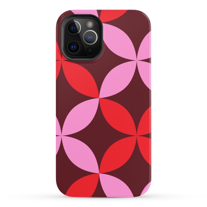 iPhone 12 Pro StrongFit red pink floral  by Winston