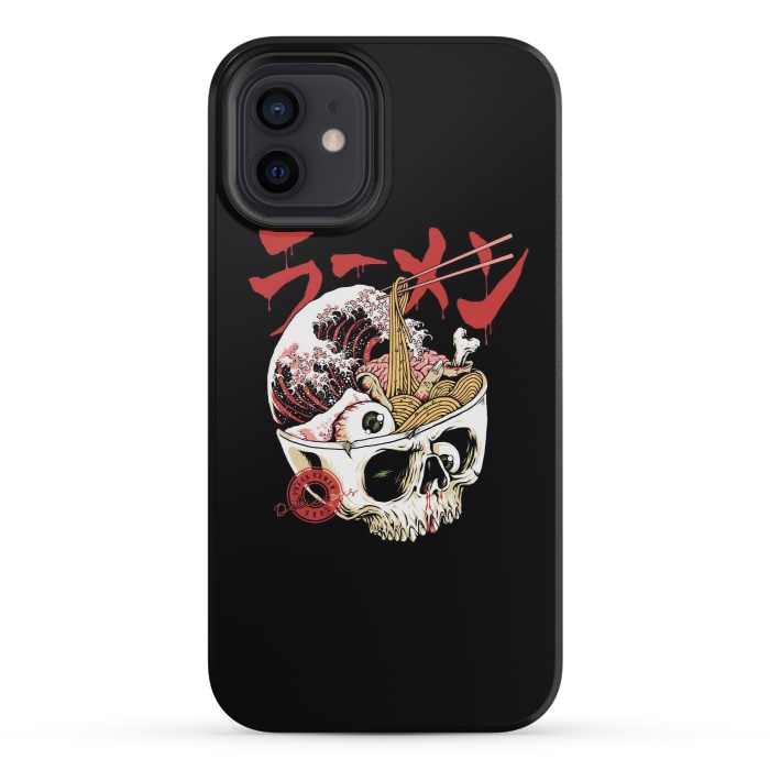 iPhone 12 mini StrongFit Scary Ramen by Afif Quilimo