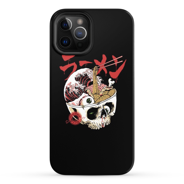 iPhone 12 Pro StrongFit Scary Ramen by Afif Quilimo