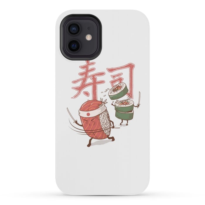 iPhone 12 mini StrongFit Sushi Warrior by Afif Quilimo
