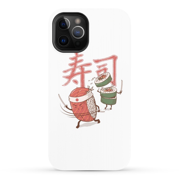 iPhone 12 Pro StrongFit Sushi Warrior by Afif Quilimo