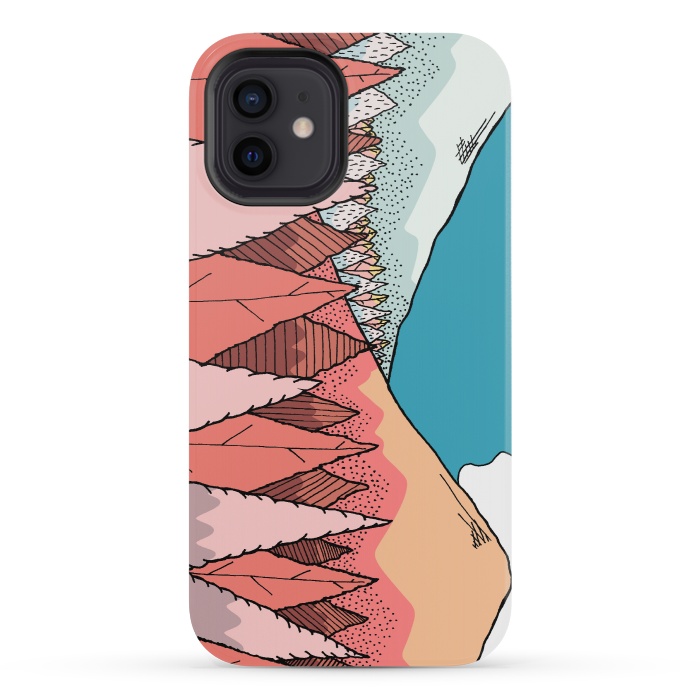 iPhone 12 mini StrongFit Autumnal mountain view  by Steve Wade (Swade)