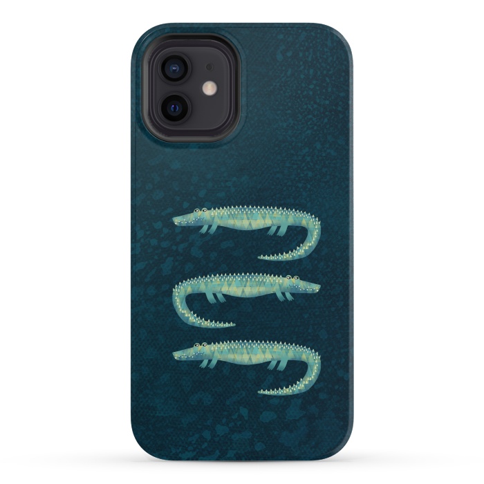 iPhone 12 mini StrongFit Alligator - or maybe Crocodile by Nic Squirrell