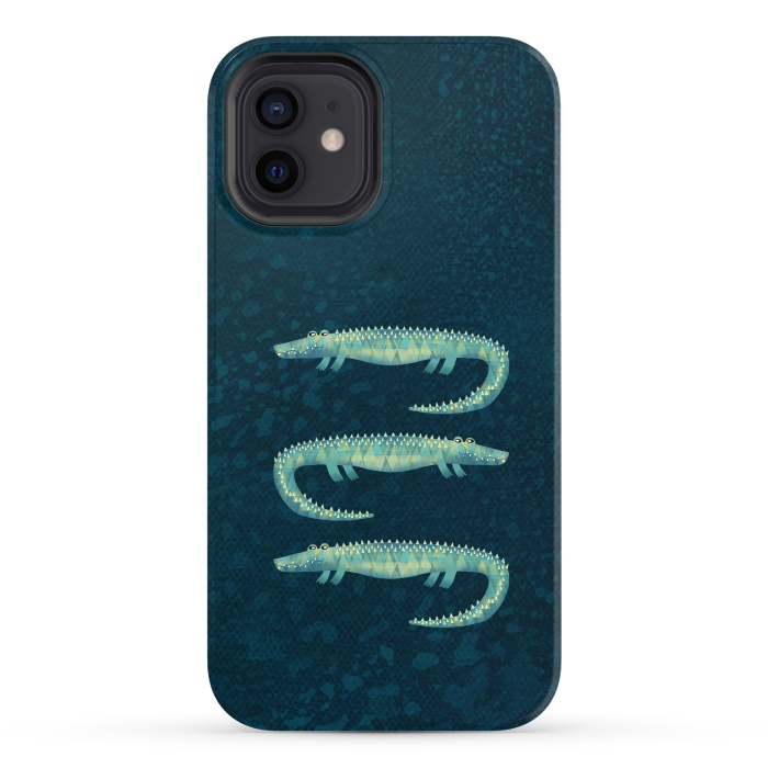 iPhone 12 StrongFit Alligator - or maybe Crocodile by Nic Squirrell