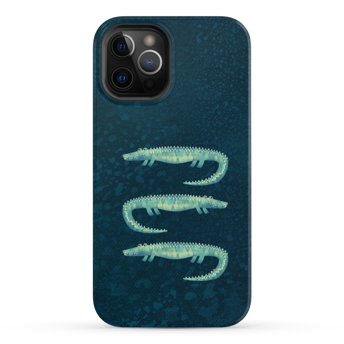 iPhone 12 Pro StrongFit Alligator - or maybe Crocodile by Nic Squirrell