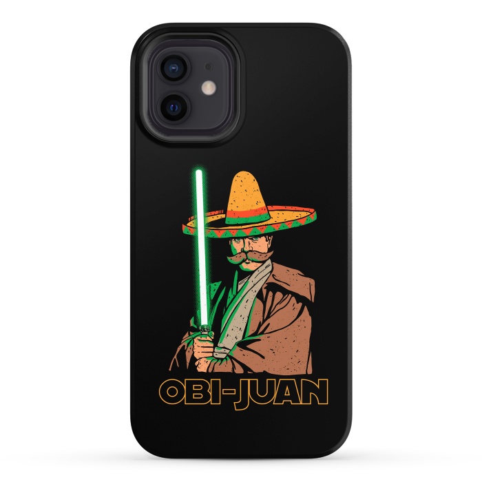 iPhone 12 StrongFit Obi Juan Funny Mexican Sombrero Cinco de Mayo by Vó Maria