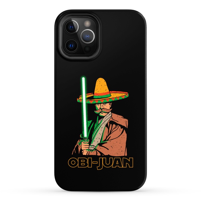 iPhone 12 Pro Max StrongFit Obi Juan Funny Mexican Sombrero Cinco de Mayo by Vó Maria