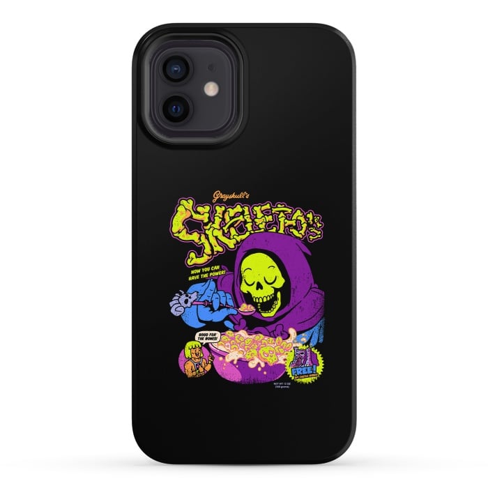 iPhone 12 StrongFit Skelet-O's - Grayskull Cereal by Vó Maria