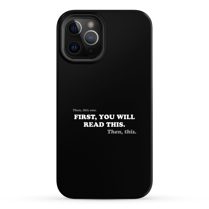 iPhone 12 Pro Max StrongFit Don't Read - Funny Book Lover by Vó Maria