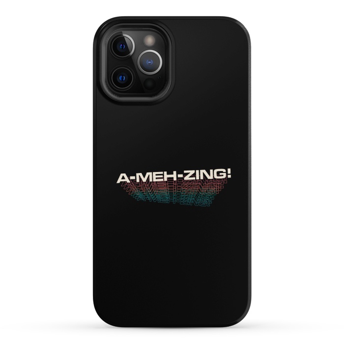 iPhone 12 Pro StrongFit Amehzing Lines 3D - Not So Amazing by Vó Maria