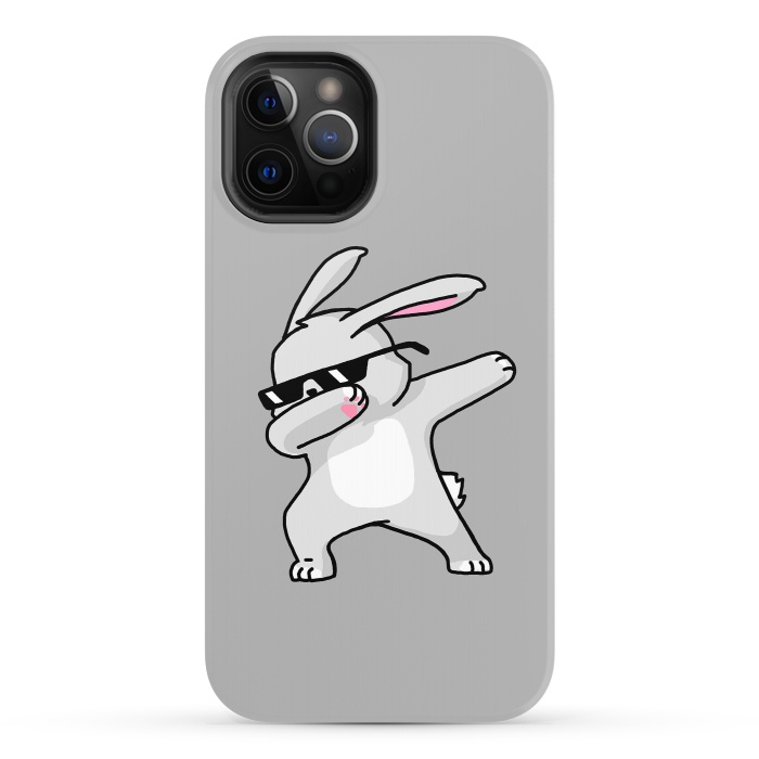 iPhone 12 Pro StrongFit Dabbing Easter Bunny by Vó Maria