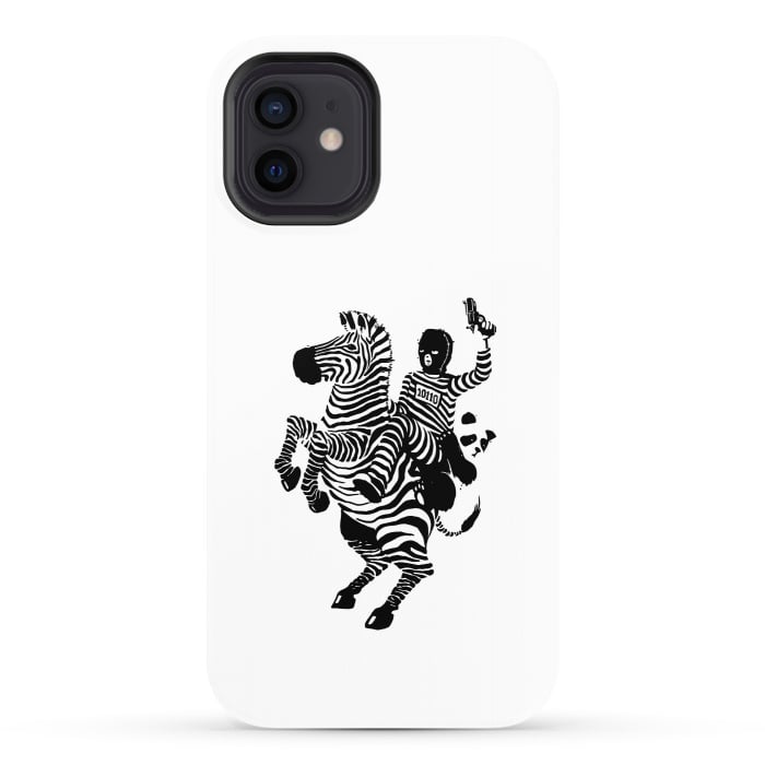 iPhone 12 StrongFit Zebra Ladrão Panda 2 by Vó Maria