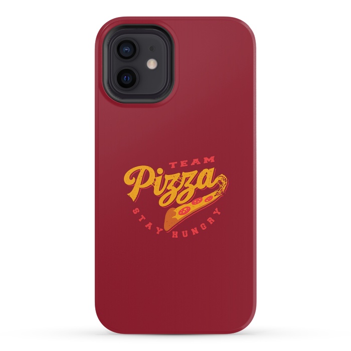 iPhone 12 mini StrongFit Team Pizza Stay Hungry by Vó Maria