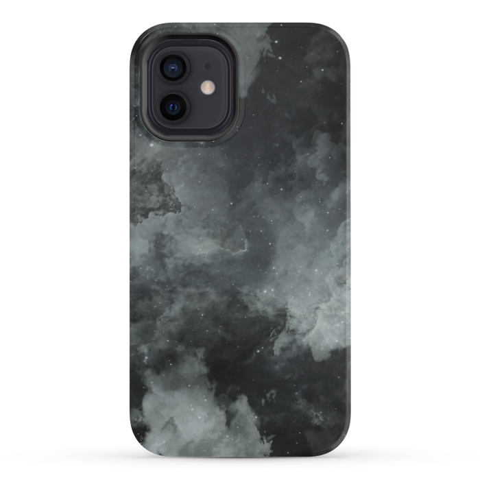 iPhone 12 mini StrongFit Aesthetic black galaxy  by Jms