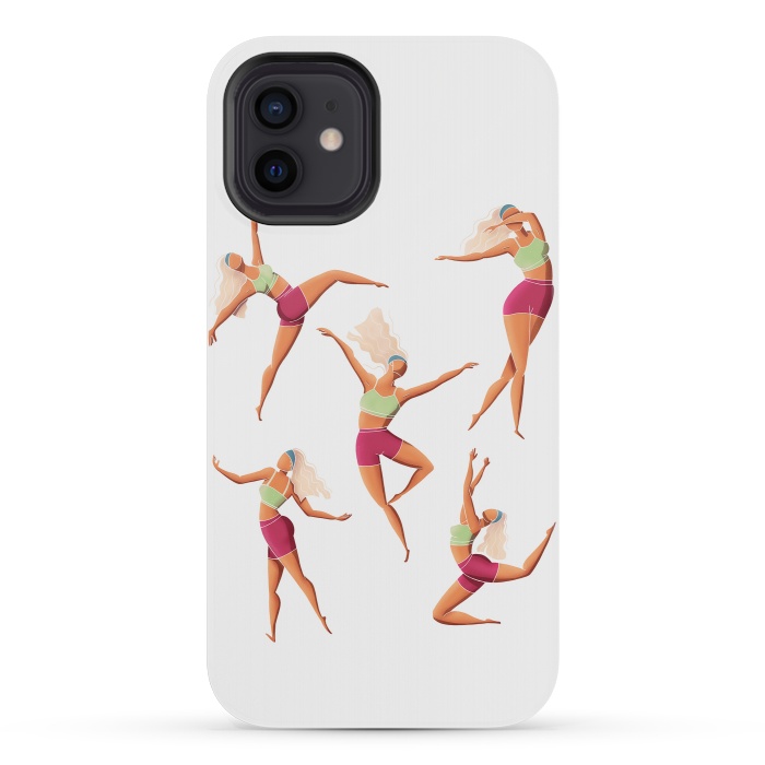iPhone 12 mini StrongFit Dance Girl 001 by Jelena Obradovic