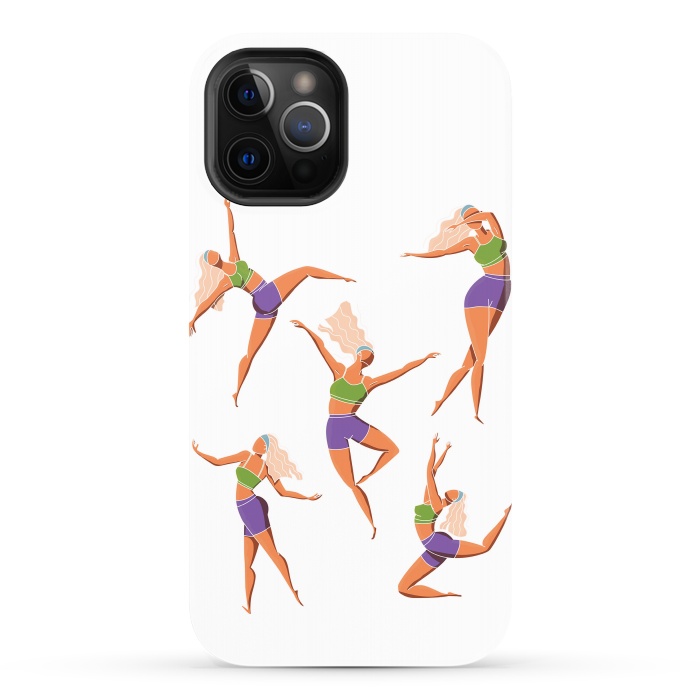 iPhone 12 Pro Max StrongFit Dance Girl 002 by Jelena Obradovic