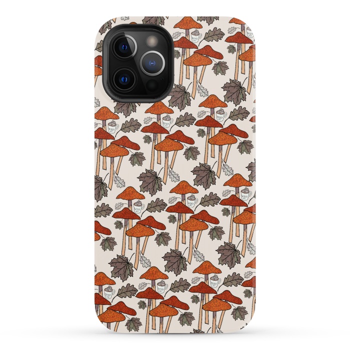 iPhone 12 Pro StrongFit Autumn Mushrooms  by Steve Wade (Swade)