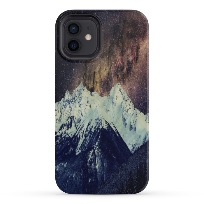 iPhone 12 mini StrongFit Milkyway Mountain by Joanna Vog