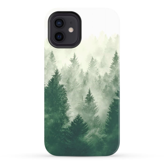 iPhone 12 StrongFit Foggy Woods III by ''CVogiatzi.